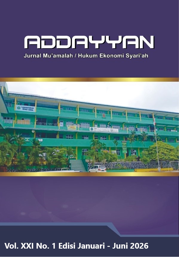 					View Vol. 21 No. 1 (2026): Jurnal Addayyan
				